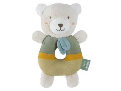 Baby Fehn Měkký kroužek medvěd, FehnNatur 3.0