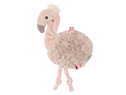 Baby Fehn Hrkálka plameniak, Pink