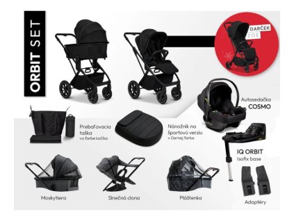 moon piu maxi set orbit onyx black s kocikom zoe zdarma