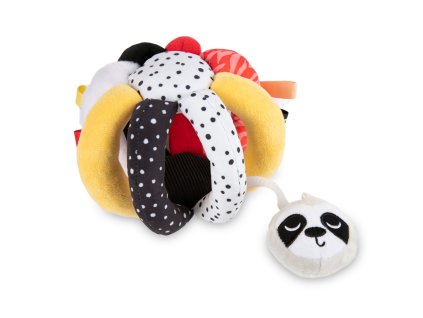 canpol babies senzoricky micek panda s chrastitkem a piskatkem babiesboo