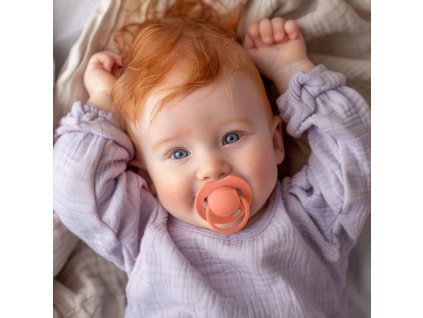 lovi cumlik silikonovy dynamicky prime 6 18m 2ks granolaorange