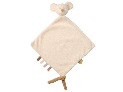 NATTOU Maznáčik plyšový maxi Teddy myška 28 x 28 cm, 0m+