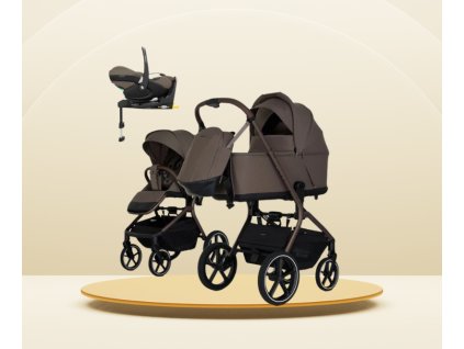 my junior mavi mocca brown s autosedackou maxi cosi pebble pro 2 a zakladnou