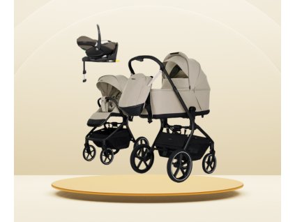 my junior mavi sandstone beige s autosedackou maxi cosi pebble pro 2