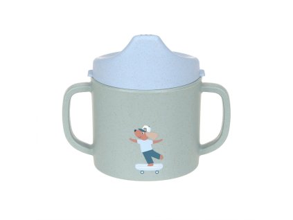 LÄSSIG Sippy Cup PP/Cellulose Tiny Team dog