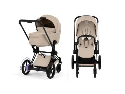 CYBEX E PRIAM 5 Comfort ONE BOX matt black cozy beige uv
