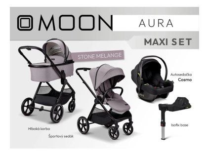 moon aura maxi set stone melange
