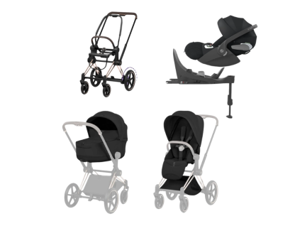 cybex e priam 5 4v1 sepia black rose gold