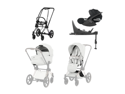 cybex e priam 5 4v1 off white matt black