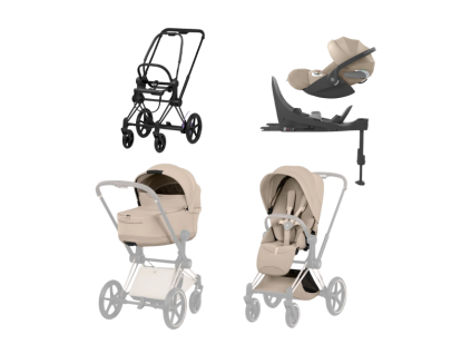 cybex e priam 5 4v1 cozy beige matt black