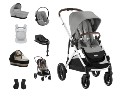 Cybex Gazelle S BUNDLE SET XL + nosič AMYA 2026 - Stone Grey