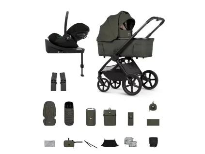Venicci upline3 hunter dark olive s cybex cloud G3 a zakladnou