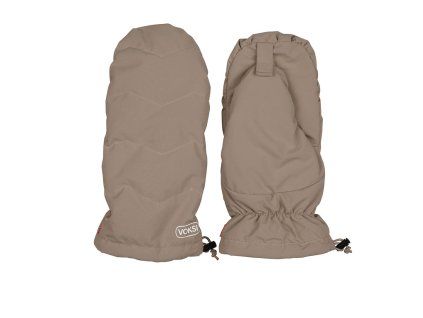 Voksi Stroller Mitten walnut light grey