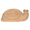 Breakfast Board Bamboo Wood Garden Explorer snail