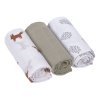 Lässig Balvnené plienky Swaddle Burp blanket 60x60 Little Forest fox