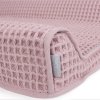 CEBA Poťah na prebaľovaciu podložku Waffle Line (50x70) Silver Pink Ceba