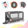 KINDERKRAFT Postieľka cestovná Joy Pink