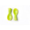 PETITE&MARS Lyžička ku kapsičke Papoo 2 ks zelená