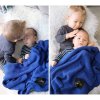 Lullalove Bambusová deka - Royal modrá