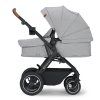 KINDERKRAFT Kočík kombinovaný B-tour Lite 3v1 Light Grey