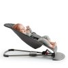BABYBJÖRN Lehátko Bouncer Bliss 3D Mesh - Navy Blue + hračka kvetinky Flying friends