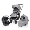 Zopa SET Športový kočík Move Cross + korba XL + autosedačka, Silver Grey/Silver