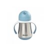 Béaba Hrnček termoizolačný so slamkou nerez 250ml Blue