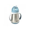 Béaba Hrnček termoizolačný so slamkou nerez 250ml Blue