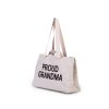 Childhome Cestovná taška Grandma Canvas Off White