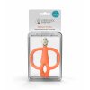 HRYZÁTKO A ZUBNÁ KEFKA MATCHSTICK MONKEY TEETHER ORANGE