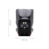 Autosedačka Dualfix 3 i-size Bundle Flex iSense, Graphite Marble