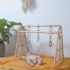 BIBS Loops krúžky 12ks - Sand / Dark Oak / Vanilla