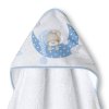 INTERBABY | SET - OSUŠKA froté 100x100 Medvedík spí + PŘÍTULKA - modrá