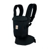 ERGOBABY Adapt soft touch cotton - Onyx black+zavinovačka Swaddler zdarma