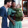 ERGOBABY Omni Breeze - Olive green+zavinovačka Swaddler zdarma