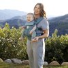 ERGOBABY | OMNI BREEZE - Twilight Blue Daises+zavinovačka Swaddler zdarma