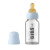 BIBS Baby Bottle sklenená fľaša 110ml - Baby Blue