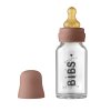 BIBS Baby Bottle sklenená fľaša 110ml - Woodchuck