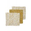 457037 Meyco hydrofiele monddoekjes cheeta honey gold 30x30