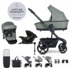 EASYWALKER Set XXL Harvey5 Agave Green + KIDDY Evoluna i-size 2 + základňa Lizard Green