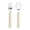 Cutlery with Silicone Handle 2pcs nature