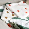 Lässig Bavlnené plienky Swaddle Burp blanket 120x120 Happy Rascals heart
