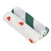 Lässig Bavlnené plienky Swaddle Burp blanket 120x120 Happy Rascals heart