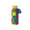 Nerezová termofľaša Solid Kids s pútkom Color Bricks 330 ml