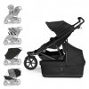 THULE SET XL Kočík súrodenecký Urban Glide Double - Black/Black