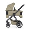 PETITE&MARS SET XXL Kočík kombinovaný ICON 2V1 RWS Mossy Green+autosedačka Kiddy+isofixová základňa zdarma