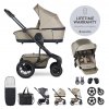 EASYWALKER Set XXL kočík kombinovaný Harvey⁵ Air Premium Pearl Taupe s príslušenstvom