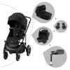 Zvýhodněný set kočárek Smile 5Z + hluboká korba + autosedačka baby-Safe Core + Core báze, Space Black