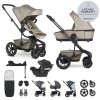 EASYWALKER Kočík kombinovaný Harvey⁵ Premium Pearl Taupe XXL AIR + CYBEX Aton B2 i-Size
