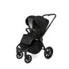MUUVO Kočík kombinovaný Quick SE 2 Chromium black set 2v1 + CYBEX Aton B2 i-Size + základňa